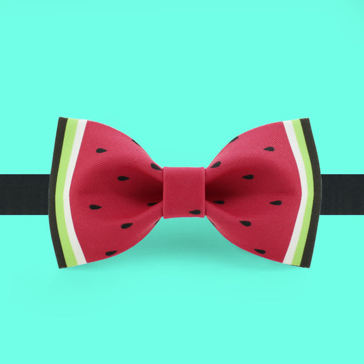 Pajarita de verano con diseño de sandía para hombre