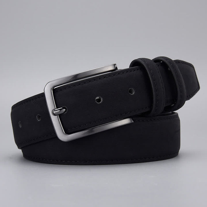 Cinturón de cuero PU mate resistente para hombre