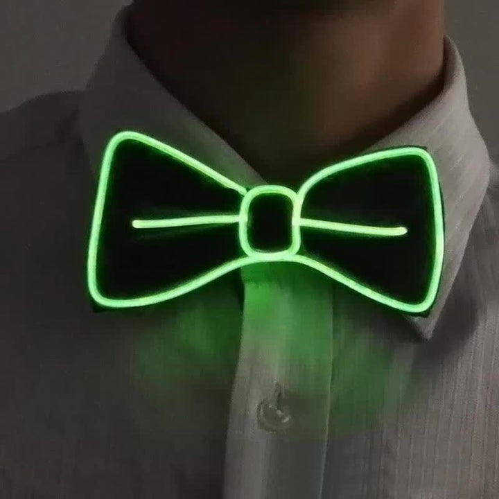 Pajarita luminosa con luz LED para hombre
