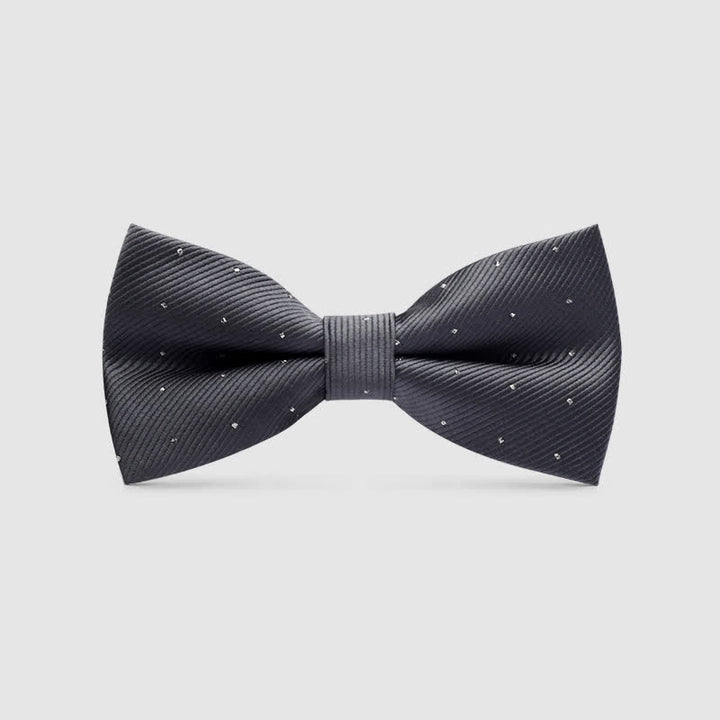 Pajarita de esmoquin formal con lunares para hombre