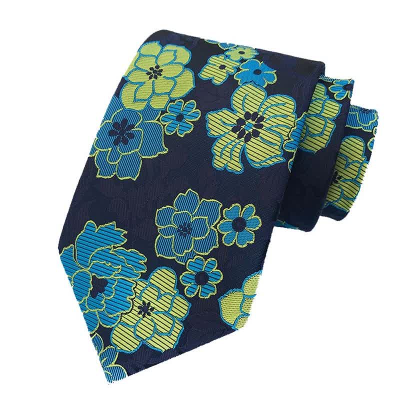 Conjunto de 3 corbatas con estampado floral para hombre