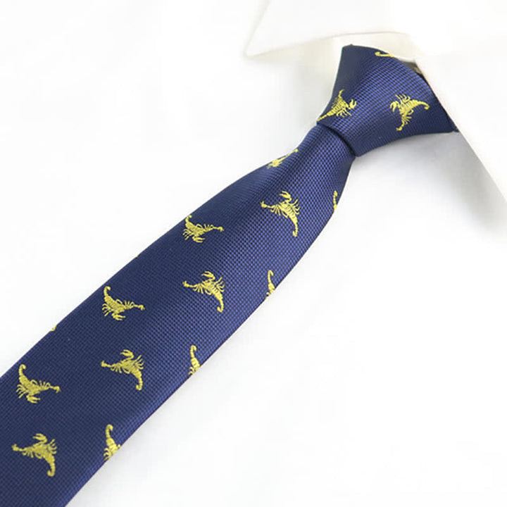Corbata para hombre con motivos divertidos de animales
