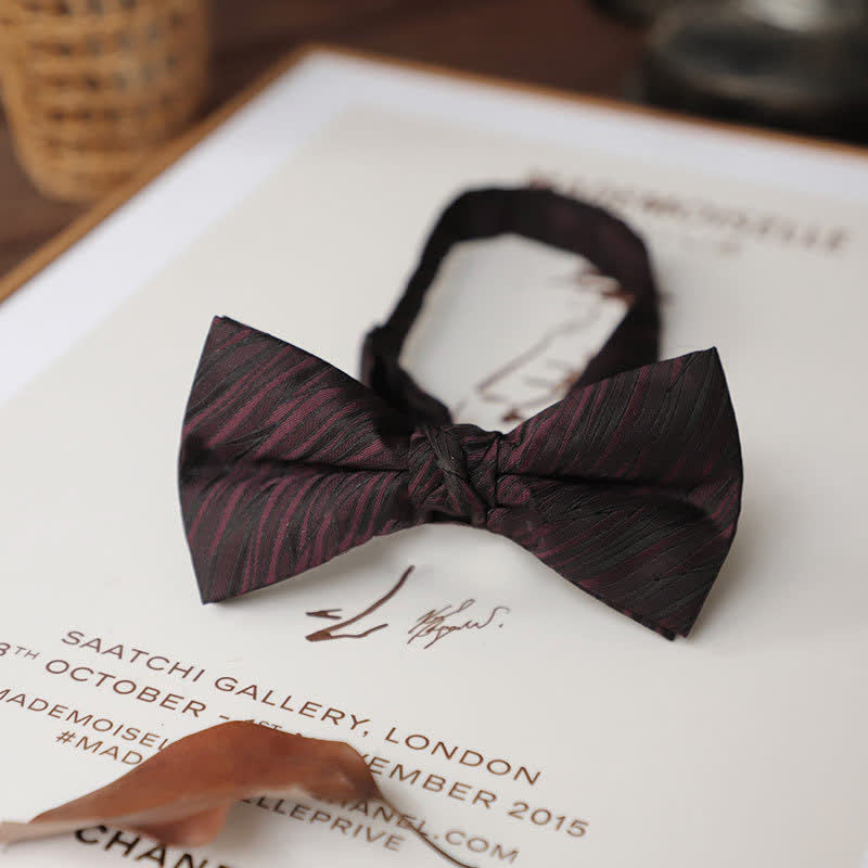 Pajarita vintage delicada y sencilla para hombre