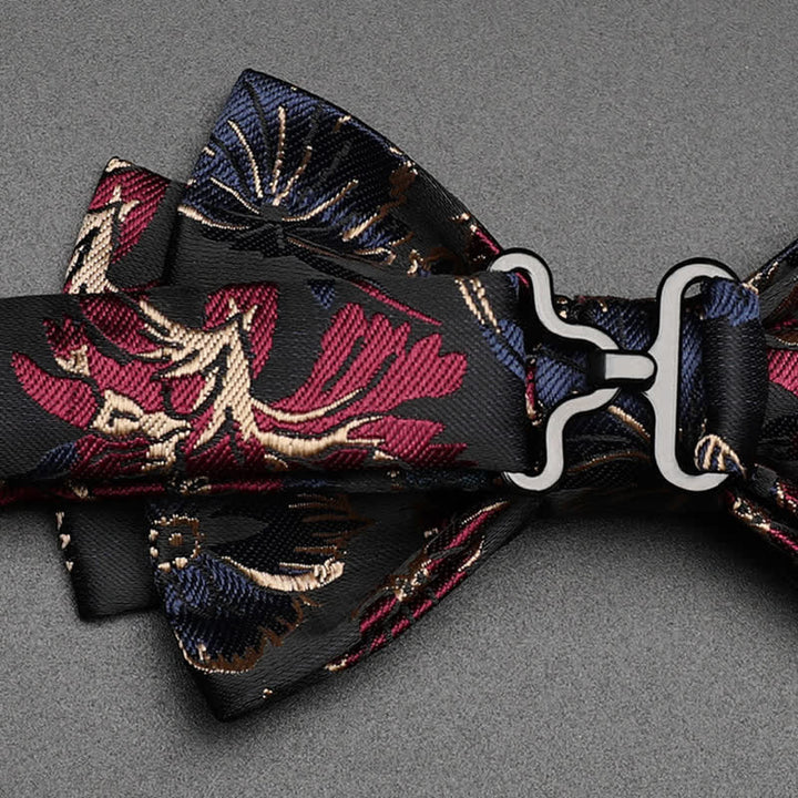 Pajarita con estampado floral de cerezo y lirios de Harmony para hombre