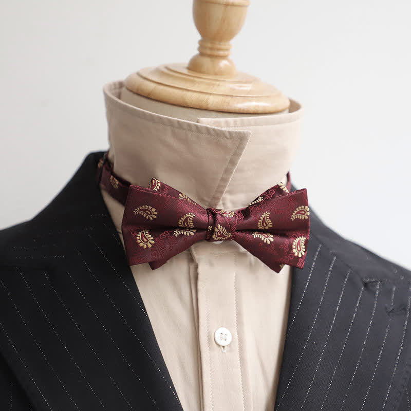 Pajarita de caballero de la serie Burgundy para hombre