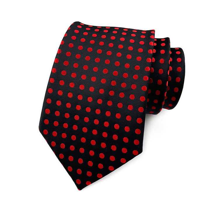 Corbata de lunares para hombre