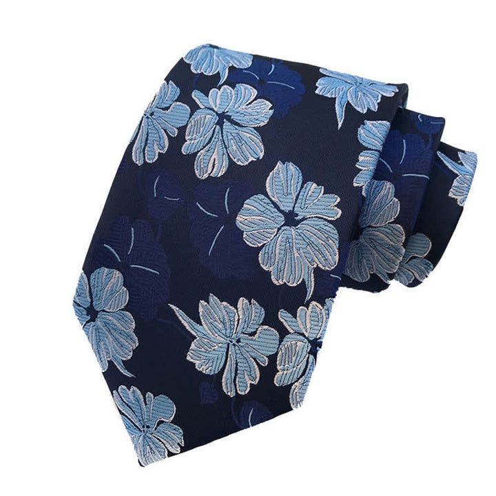Conjunto de 3 corbatas con estampado floral de margaritas para hombre