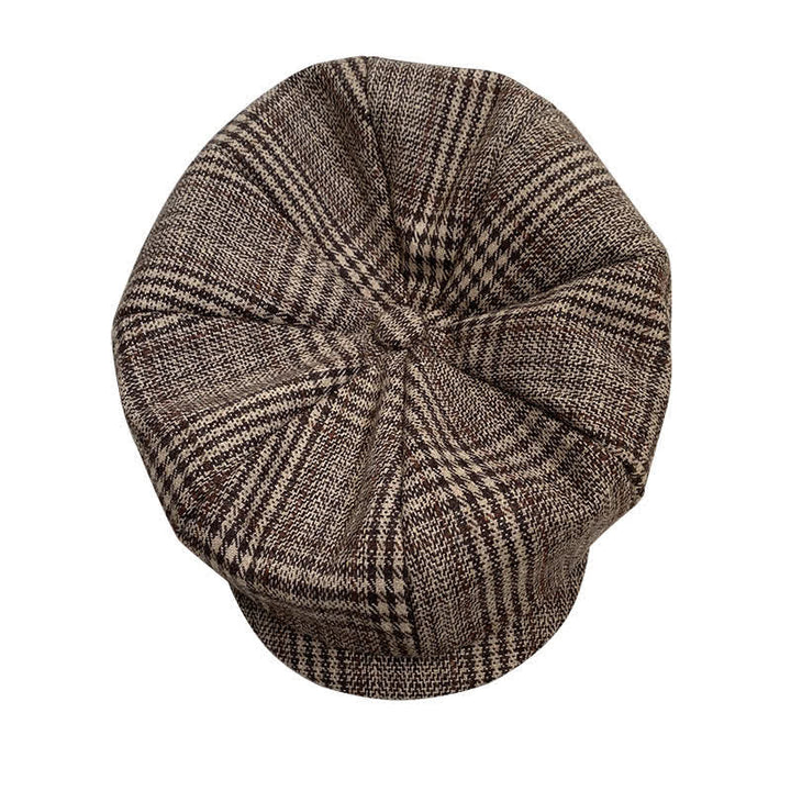 Boina octogonal a cuadros de Ivy Gentlemen