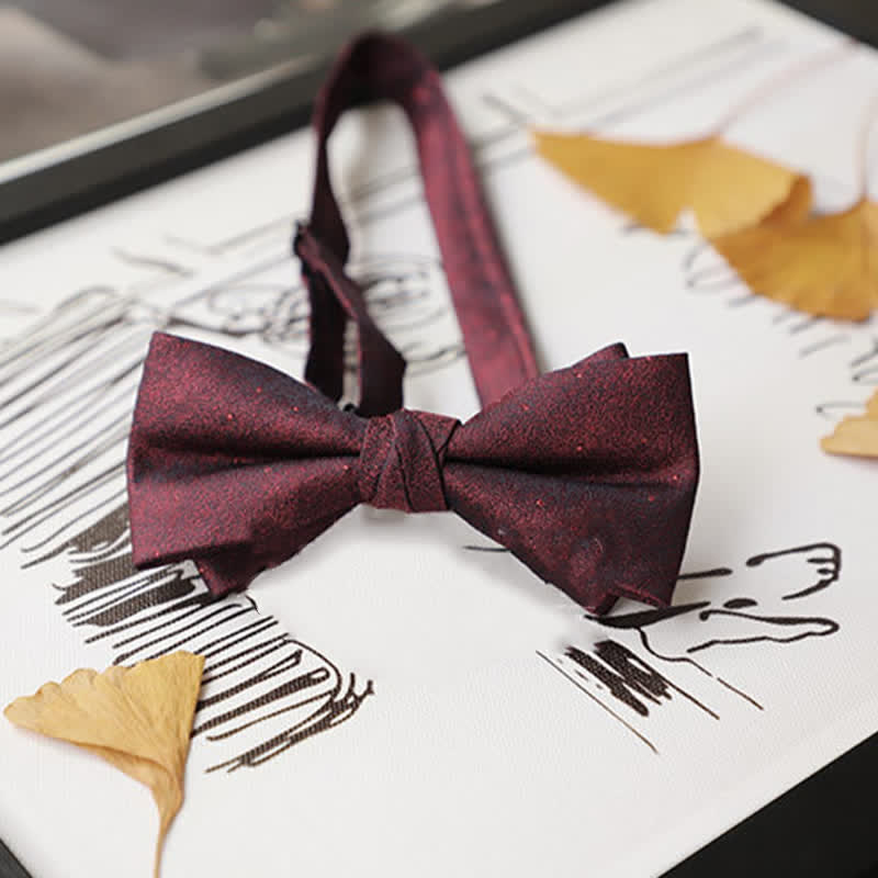 Pajarita de caballero de la serie Burgundy para hombre