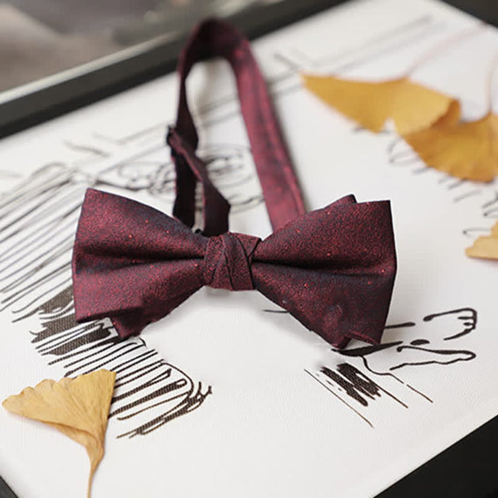 Pajarita de caballero de la serie Burgundy para hombre