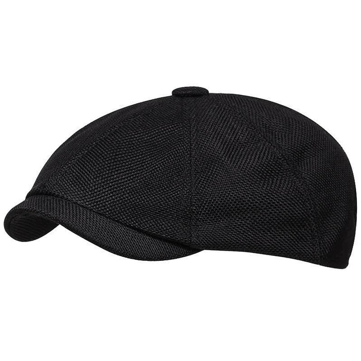 Gorra tipo boina octogonal con diseño de vendedor de periódicos y plana para ocio