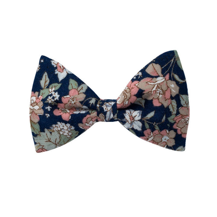 Pajarita de boda con estampado floral para hombre