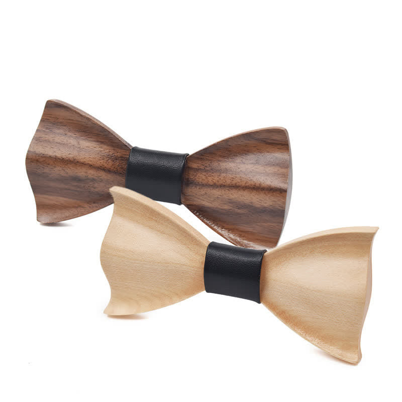 Pajarita clásica de madera de arce para hombre