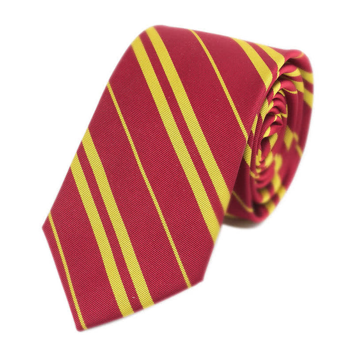 Corbata de rayas para cosplay de Halloween de la escuela de magos para hombres