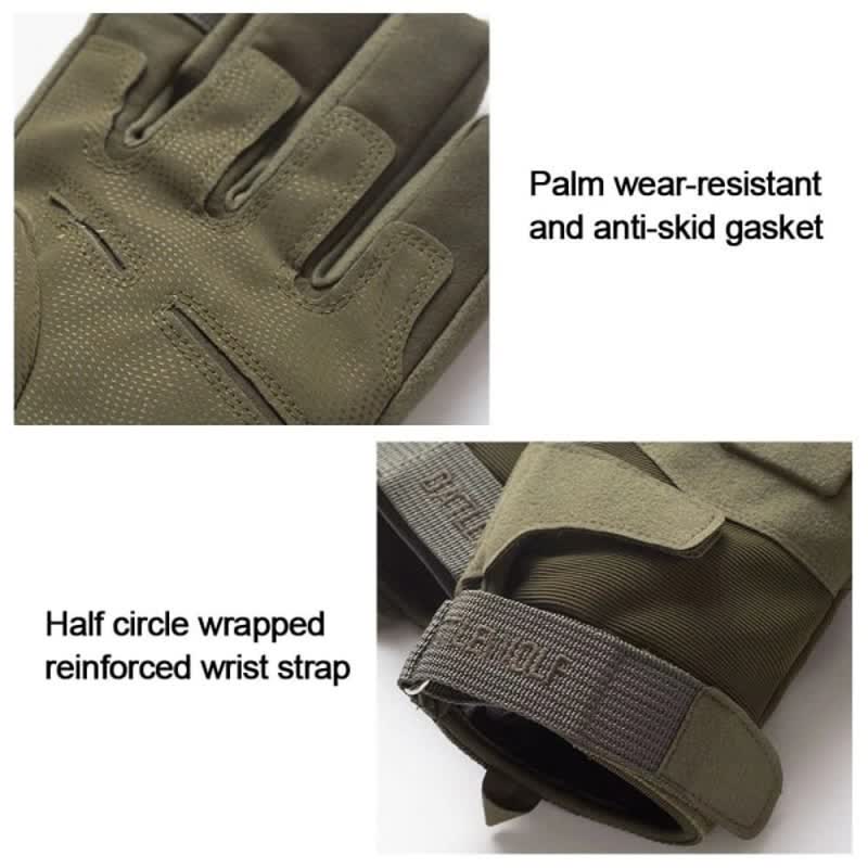 Guantes tácticos con nudillos duros, antideslizantes, gruesos e indestructibles
