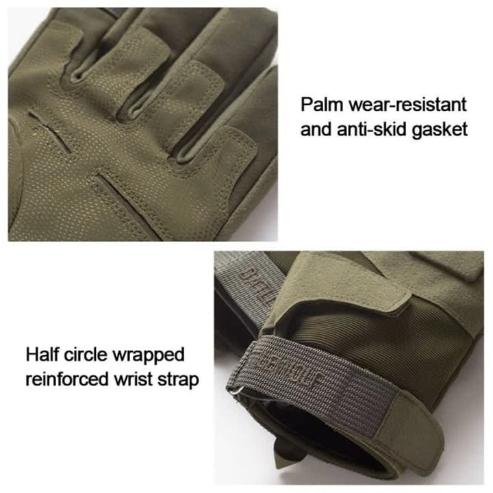 Guantes tácticos con nudillos duros, antideslizantes, gruesos e indestructibles