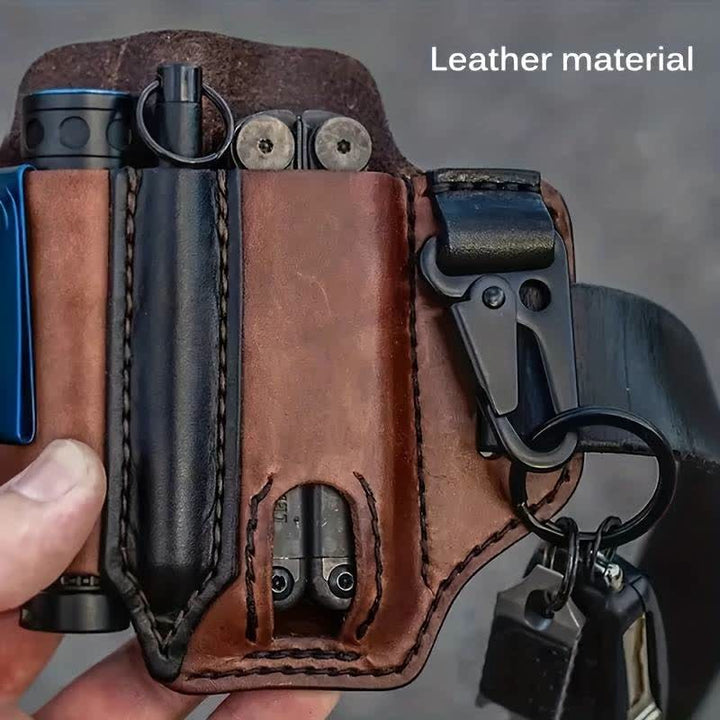 Bolsa de cinturón con organizador de bolsillo para herramientas múltiples tácticas.