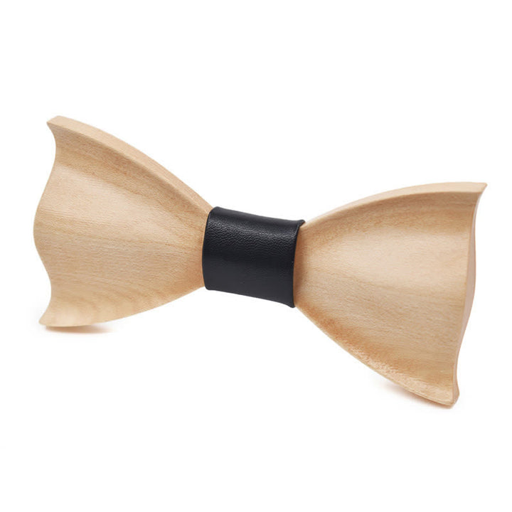 Pajarita clásica de madera de arce para hombre
