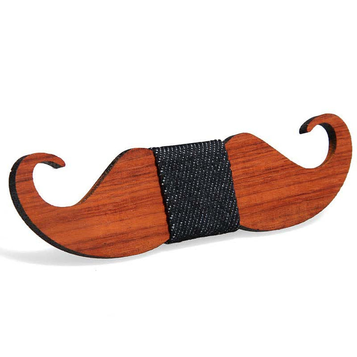 Pajarita de madera divertida y creativa para hombre