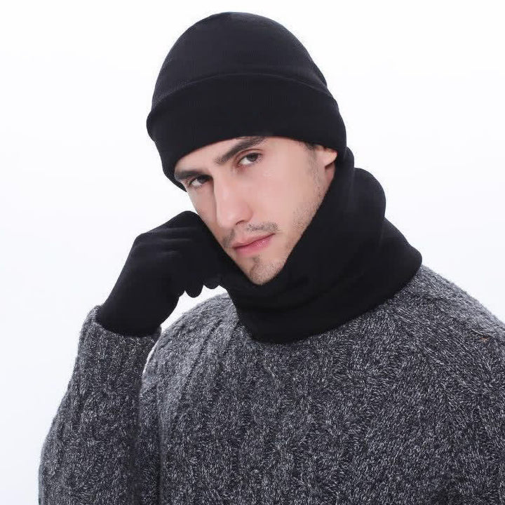 Juego de 3 gorros, bufandas y guantes para pantalla táctil