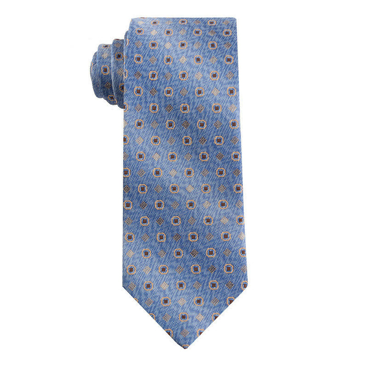 Corbata de mezclilla azul elegante para hombre