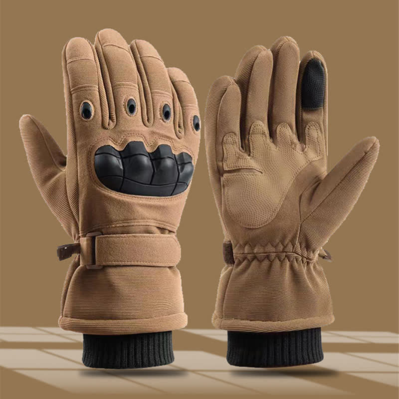 Guantes tácticos protectores térmicos de invierno para todos los dedos