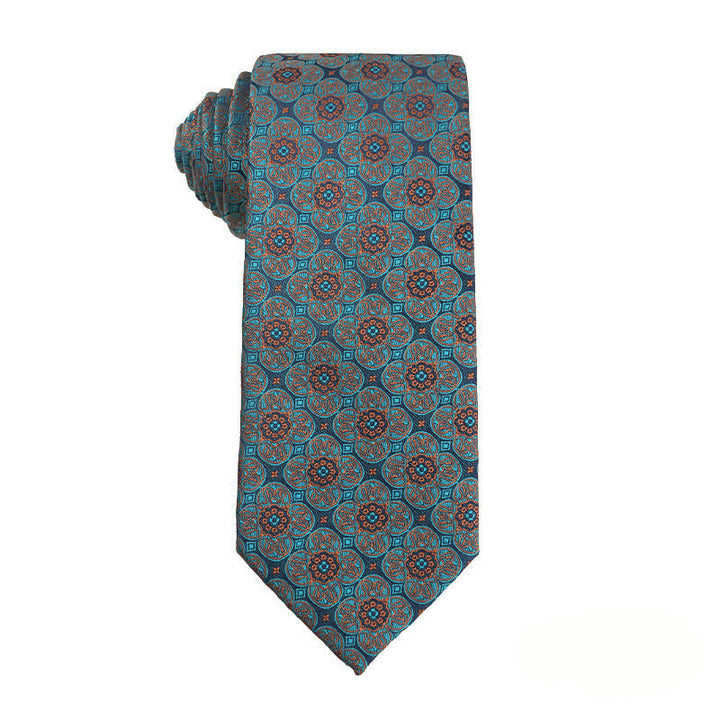 Corbata de negocios para hombre de la serie Lake Blue 