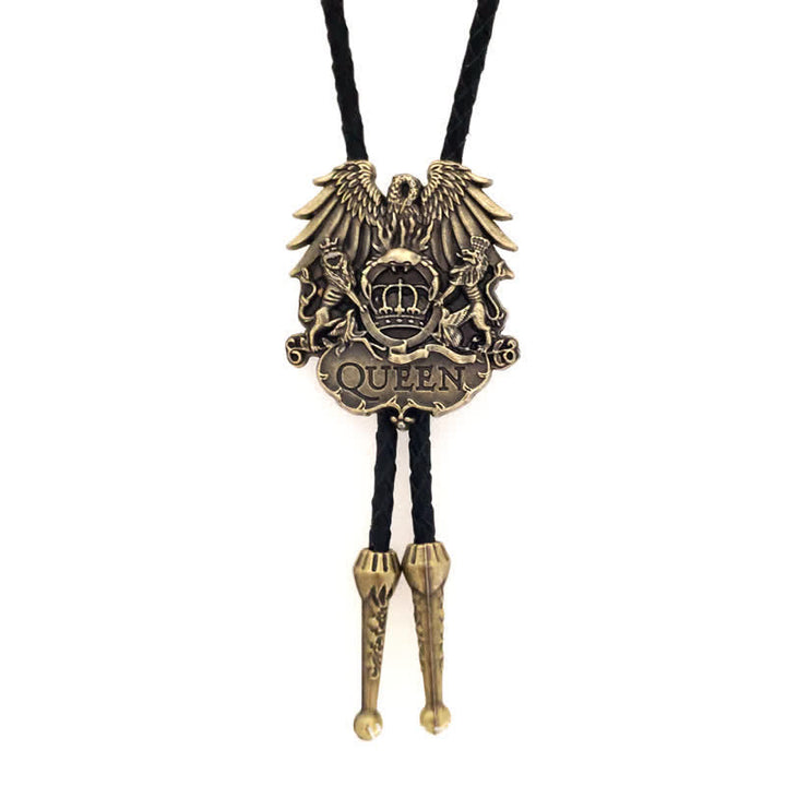 Corbata de bolo con accesorios de la reina Crown Double Eagle