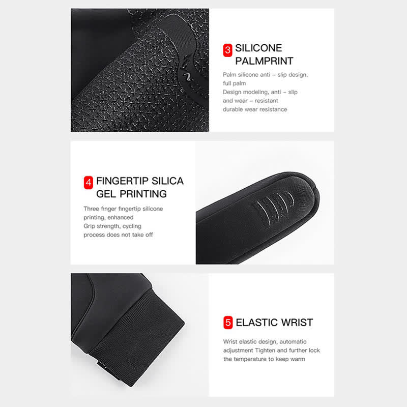 Guantes tácticos extensibles con pantalla táctil para montar en invierno