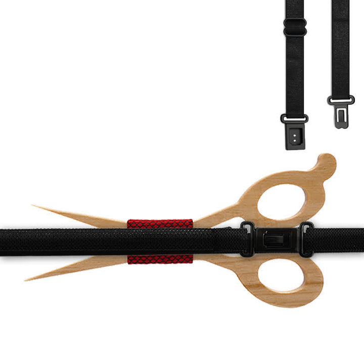 Juego de 3 tijeras y pajarita de madera para hombre