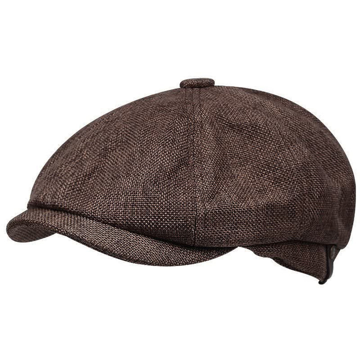 Gorra de boina octogonal de vendedor de periódicos británico de ocio