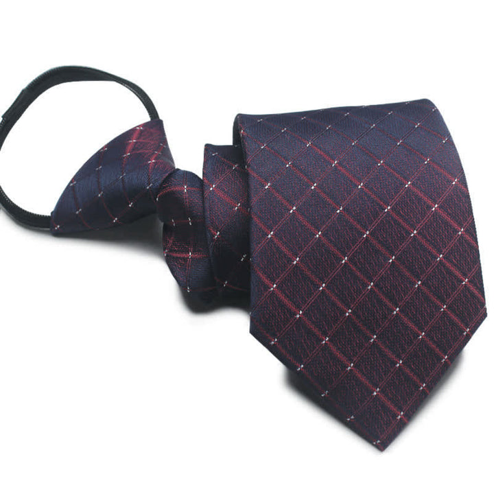 Corbata con cremallera moderna para hombre Corbata de hombre de negocios