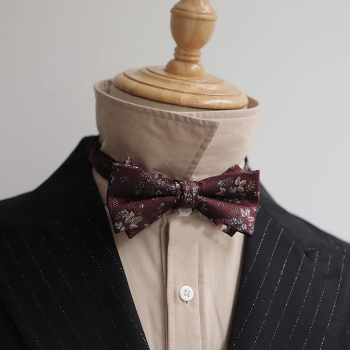 Pajarita de caballero de la serie Burgundy para hombre