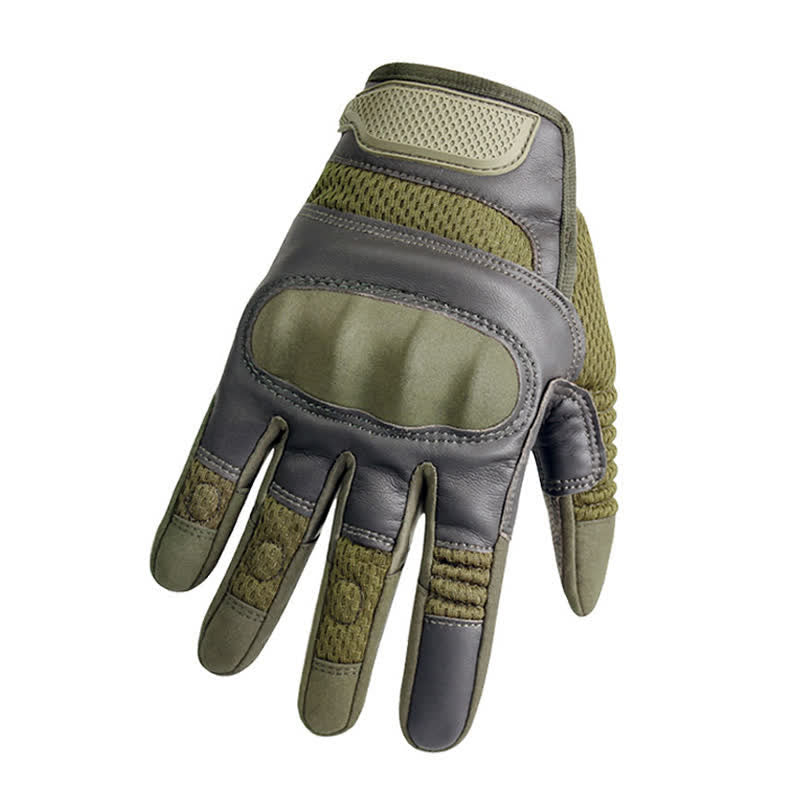 Guantes tácticos de goma con nudillos duros para pantalla táctil