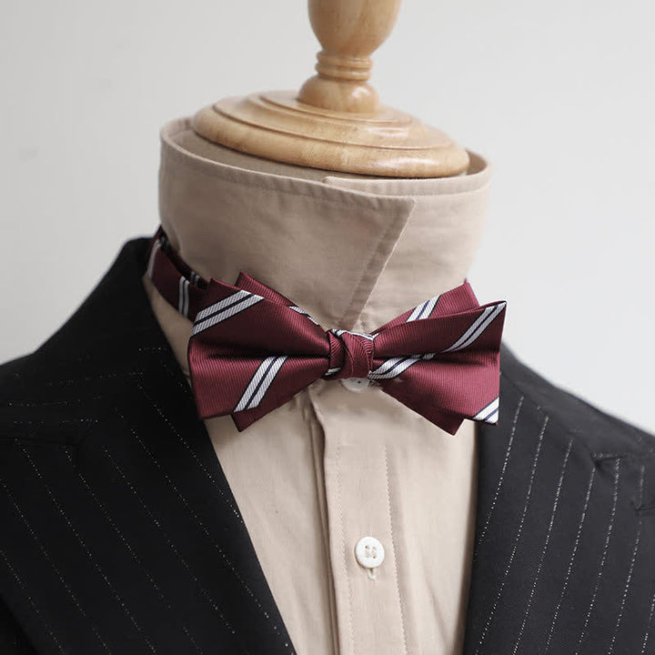 Pajarita de caballero de la serie Burgundy para hombre