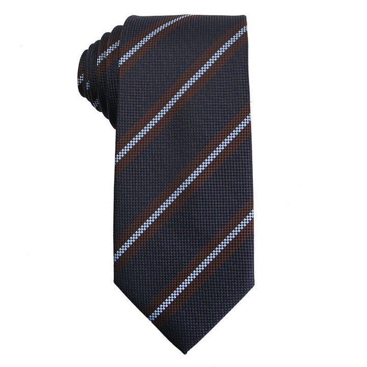 Corbata elegante de rayas para hombre