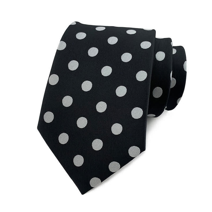 Corbata de lunares para hombre