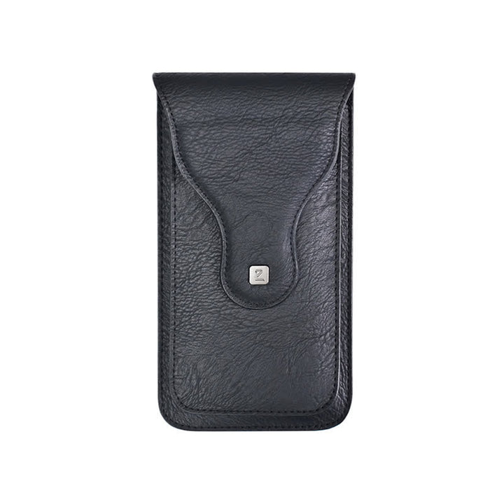 Estuche para teléfono móvil con clip magnético de doble capa y cinturón