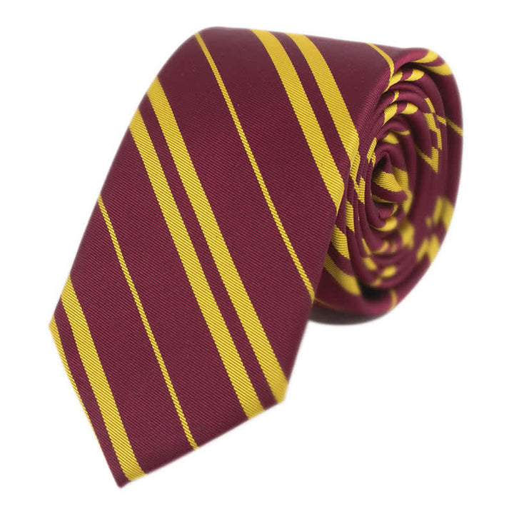 Corbata de rayas para cosplay de Halloween de la escuela de magos para hombres