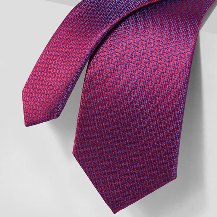 Conjunto de 2 corbatas con degradado rojo violeta noble para hombre
