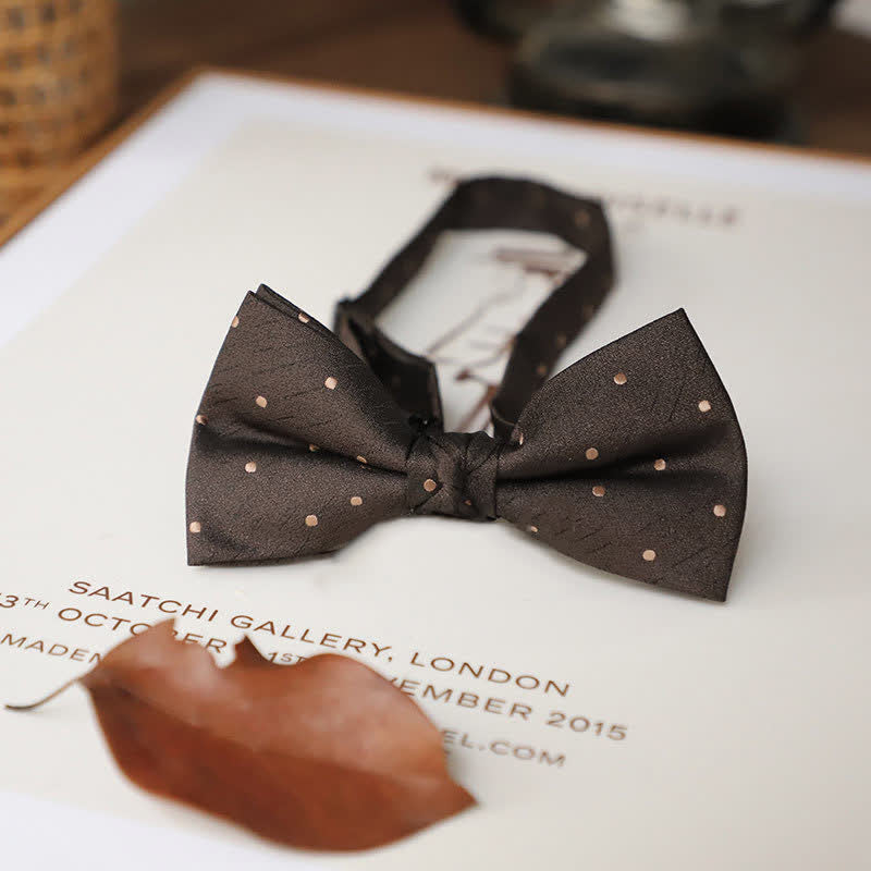 Pajarita vintage delicada y sencilla para hombre