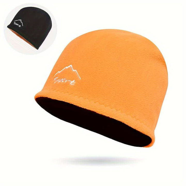 Gorro polar reversible, cálido y resistente al viento