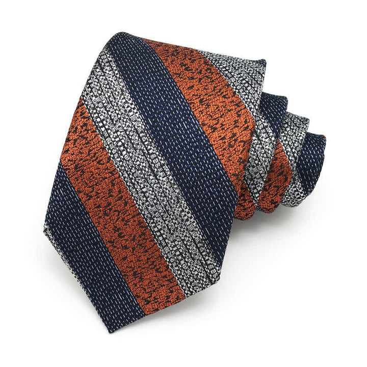 Corbata ancha de rayas Múltiples para hombre
