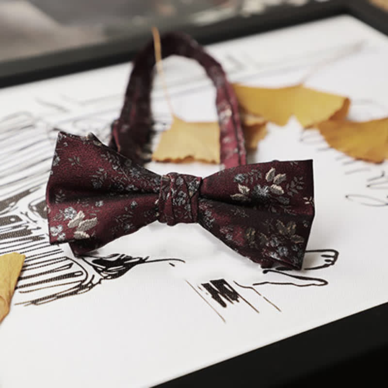 Pajarita de caballero de la serie Burgundy para hombre