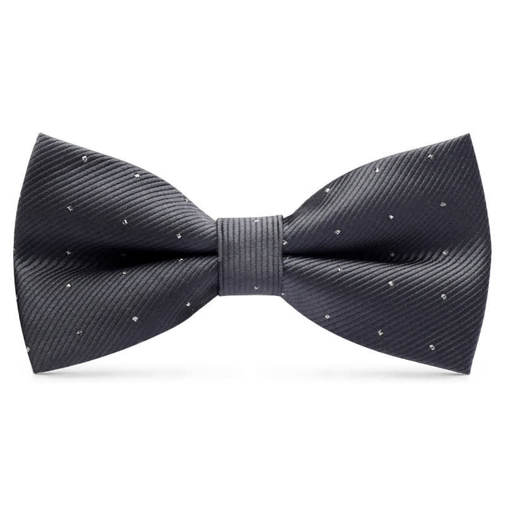 Pajarita de esmoquin formal con lunares para hombre