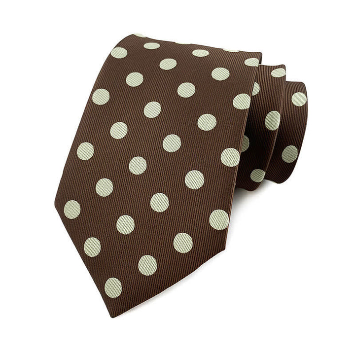 Corbata de lunares para hombre