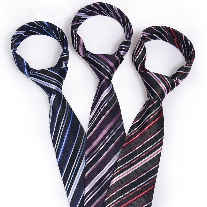 Corbata de rayas de negocios de la Academia para hombres