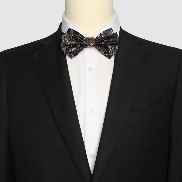Pajarita con estampado floral de cerezo y lirios de Harmony para hombre
