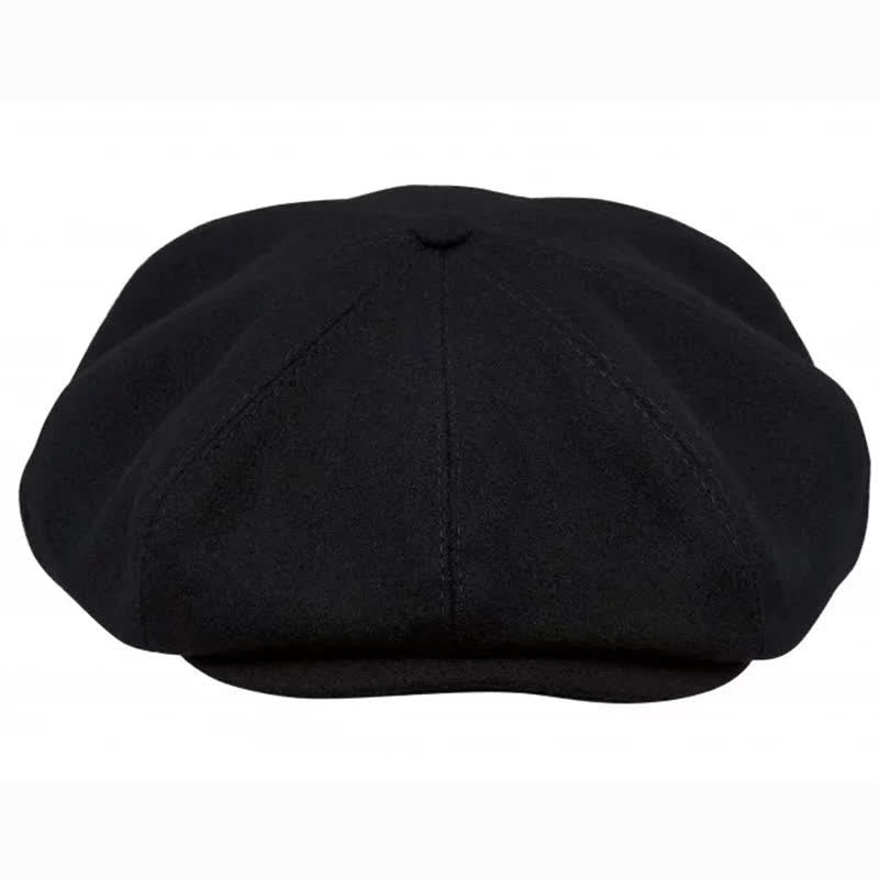 Boina octogonal negra de Peaky Blinders