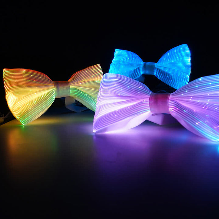 Pajarita LED mágica recargable para hombre